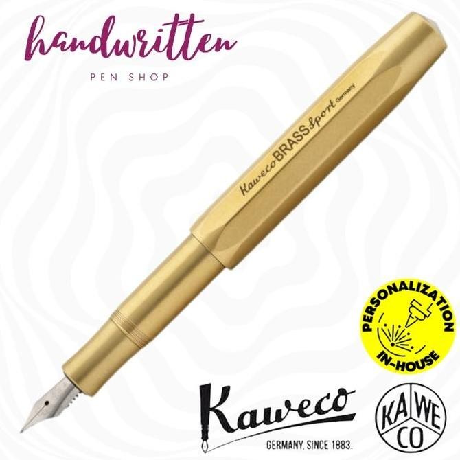 

KAWECO Sport BRASS Cartridge & Converter Fountain Pen Kualitas Original