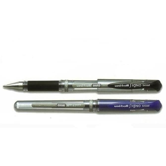 

pen uni-ball signo UM-153 hitam dan biru Kualitas Original