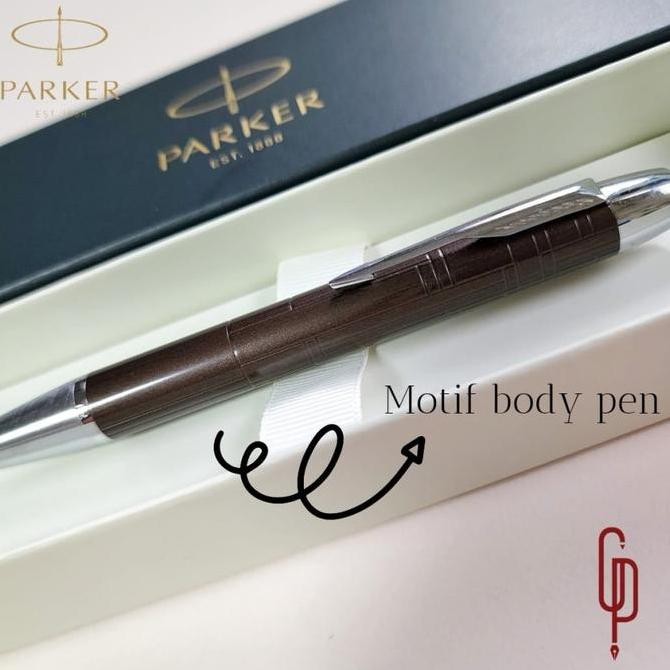 

Parker Original IM Prem Metalic Brown BP Kualitas Original