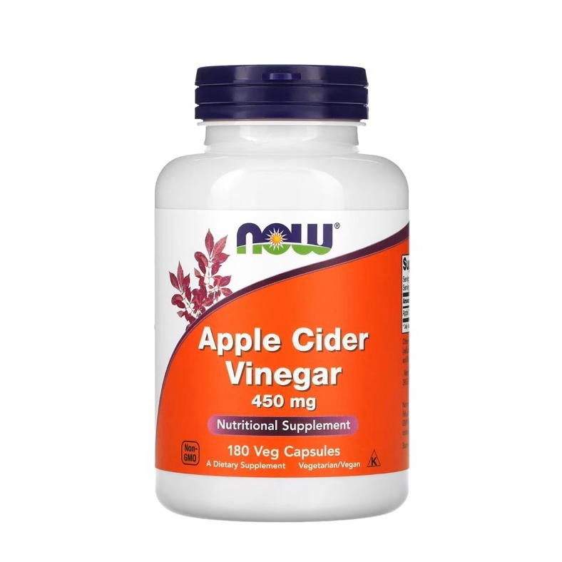 

Now Foods Apple Cider Vinegar 450 Mg 180 Veg Capsules
