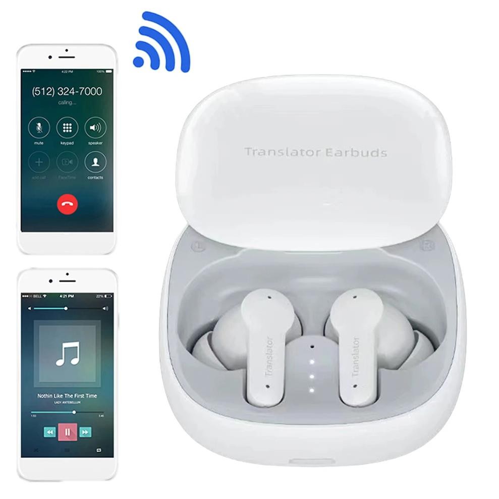 

144 Languages Translator Earbuds Bluetooth-Compatible 5.4 Translation Earphone Translator Device Ideal for Travel and Business