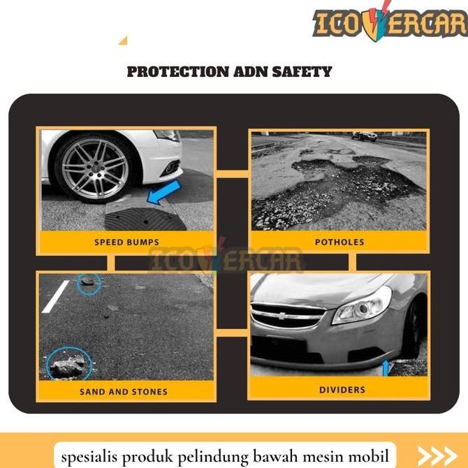 Engine cover pelindung ruang bawah mesin MG HS tahun 2020 up Kualitas Original