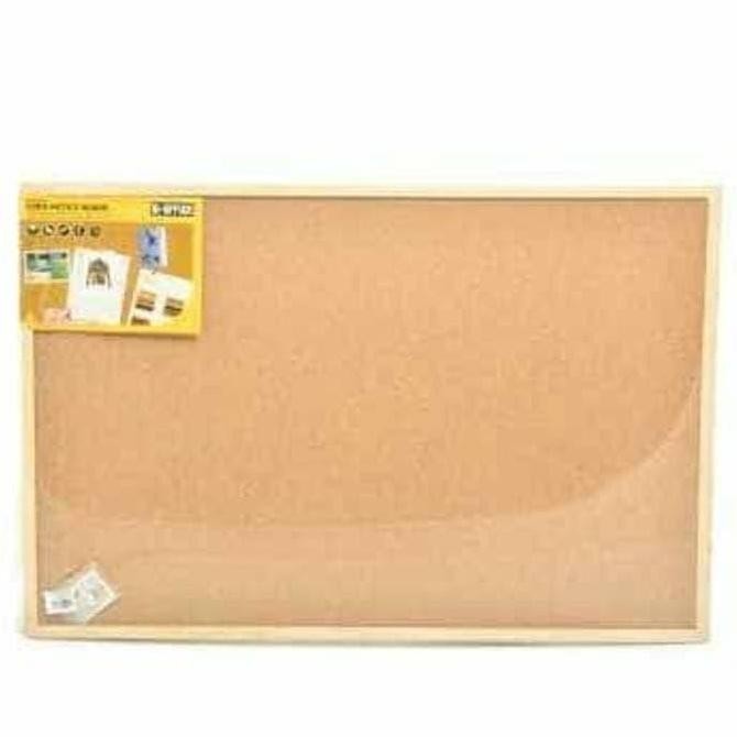 

Bi-Silque Cork Board 90x60cm Papan Tempel Kualitas Original