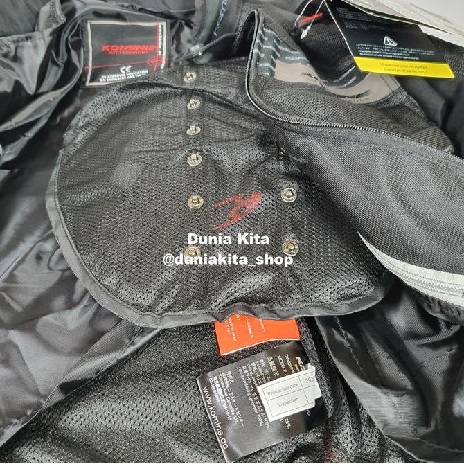 Jaket Komine JK 015 JK015 Jacket Kualitas Original