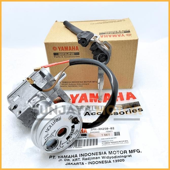 Kunci Kontak Set 2PH Keyset Original Yamaha Mio M3 Mio Z Mio S Gear 125 Kunci Motor 1 Set Key Set Ko