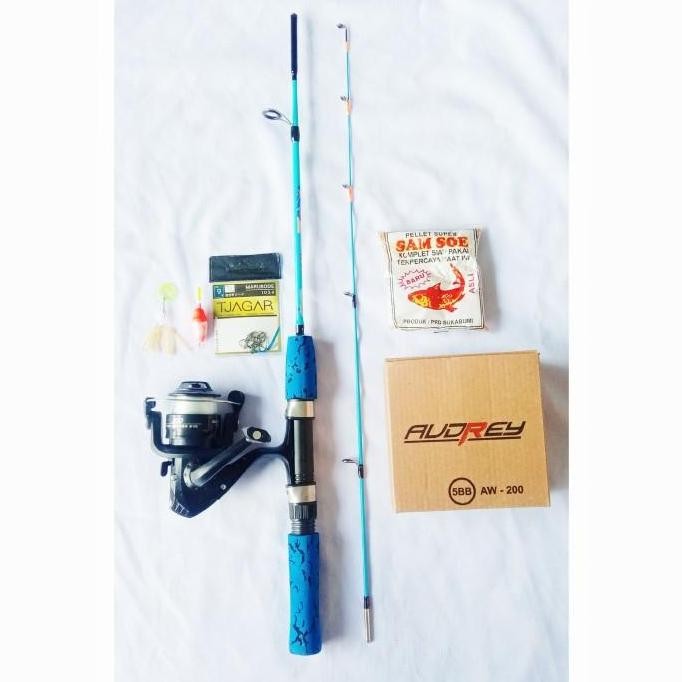 

Terlaris Paket Mancing Kolam Joran Sambung 2 100 Cm Pancing Ikan Nila Udang Dll Reel Umpan