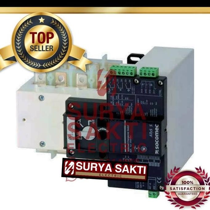 Cos Motorize 4P 63A 230Vac Atys S Socomec 95034006 Atys S Alternatif