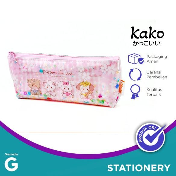 

LINDU Kako Pencase Trapezoid Pink Sakura Mikko