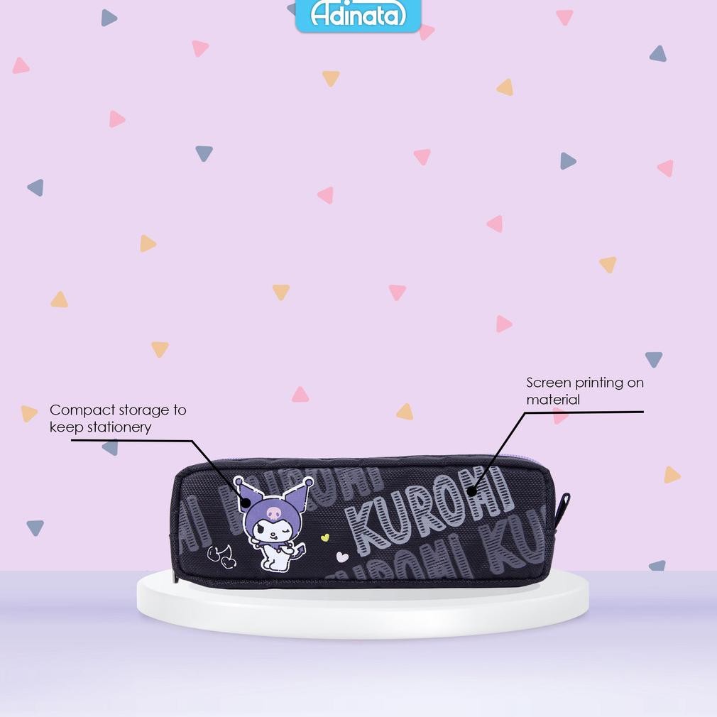

LINDU Kuromi Nara Single Soft Pen case 2432-0502 Adinata / Tempat Pensil