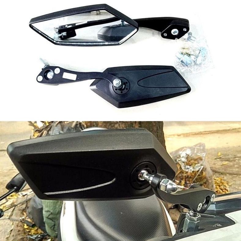SPION KOZO SPION LIPAT VARIASI || SPION KOSO GAGANG TANGKAI BESI WARNA BLACK HITAM UNIVERSAL BEAT VA