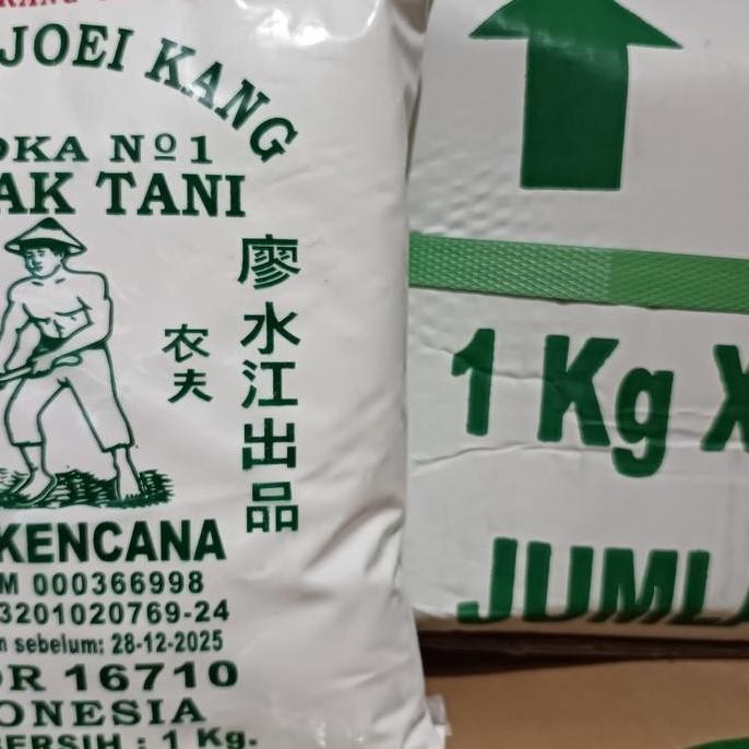 

Terlaris Sagu Liauw Tjoei Kang Tapioka No 1 Cap Pak Tani (Karton)25Kg