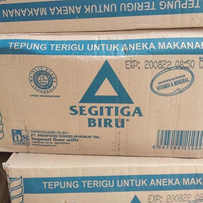 

Terlaris Tepung Terigu Cap Segitiga Biru 1 Dus / 1 Karton 12 Kg Isi 12 Pcs 1 Kg