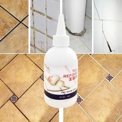 Nat Keramik Putih Pengisi Celah Keramik Kamar Mandi Anti Bocor Waterproof Tile Reform