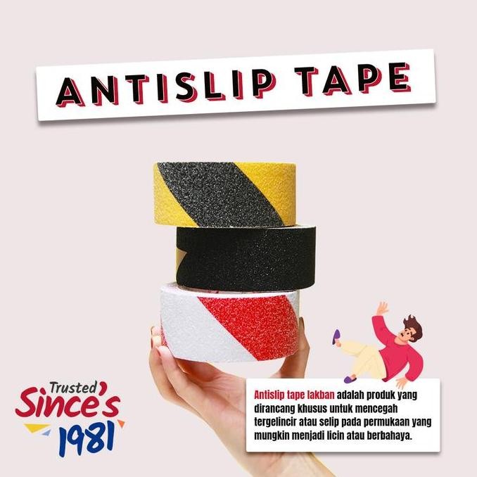 Daimaru Anti Slip Tape / Lakban Safety Grip / Anti Licin 48mm x 5m