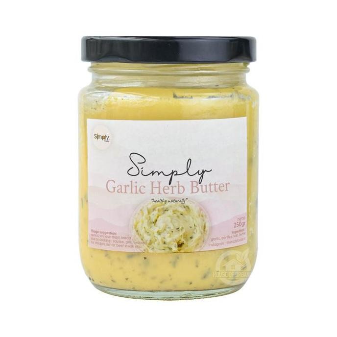 

[Ready/Spesial] Simply Garlic Herb Butter 250 Gr [Terlaris&Recommended]