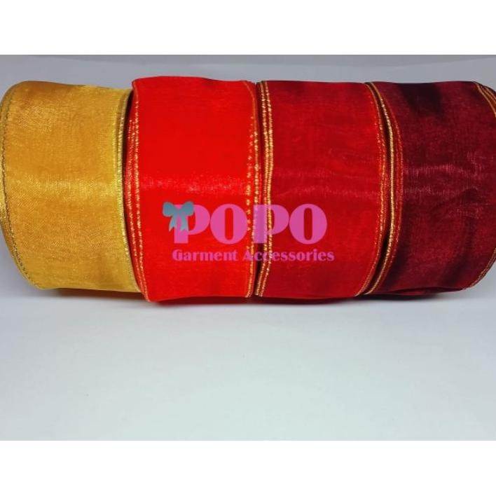 

Pita Organdi Lis Ukuran4Cm Isi20Yard