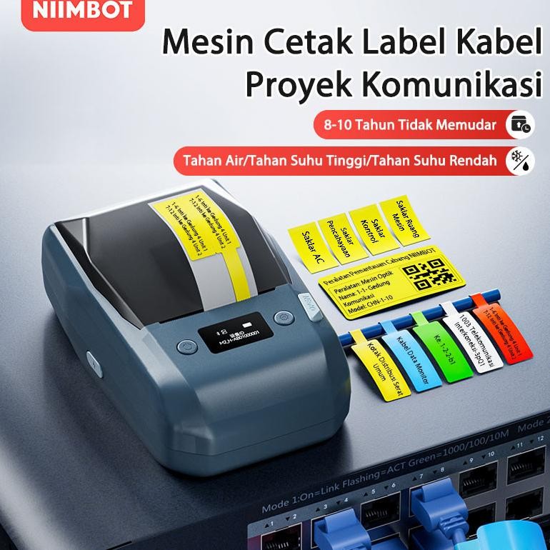 

LINDU NIIMBOT M2 Printer Label Kabel Kantor, Printer Label Klasifikasi Jaringan Komunikasi/Serat Optik, Mesin Label Proyek Luar Ruangan.