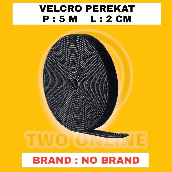 

VELCRO pengikat kabel 5m velcro perekat 5m x 2cm FO/FIBER OPTIK