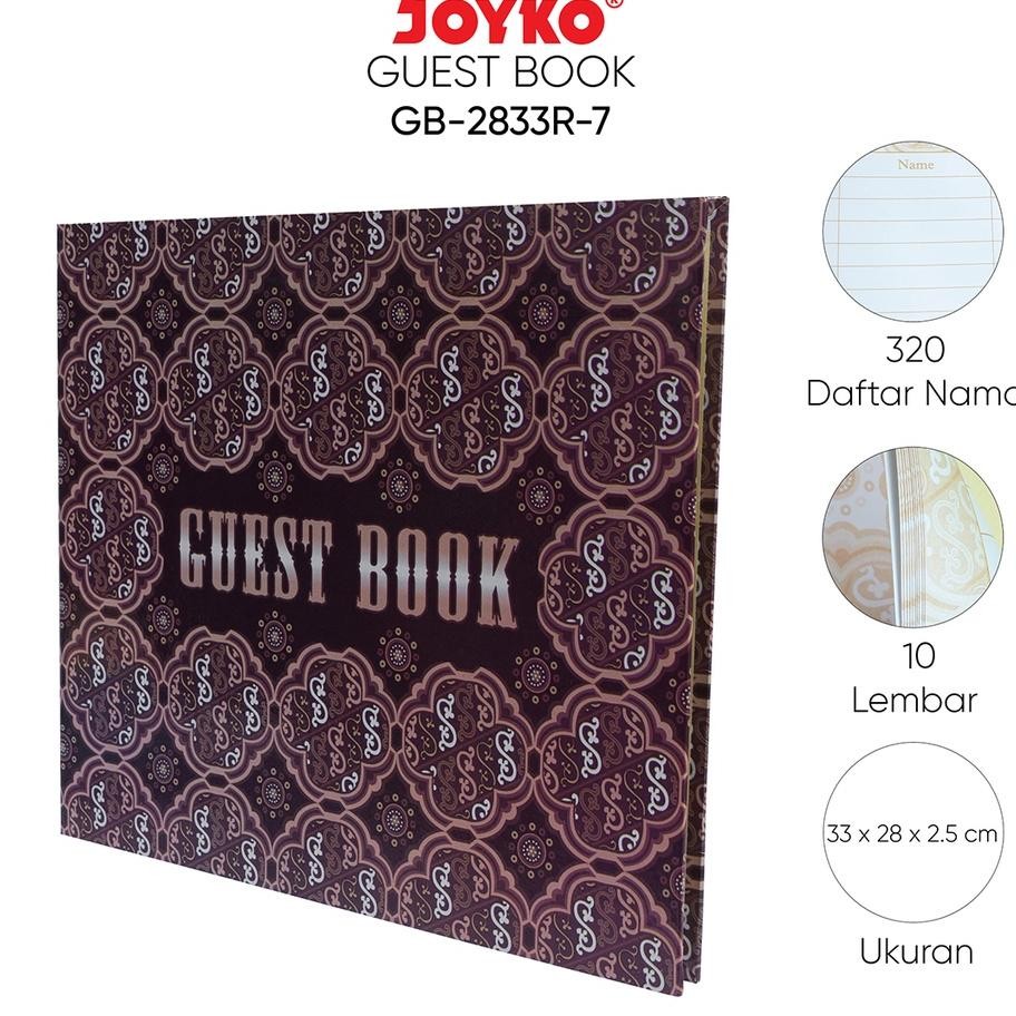 

Guest Book Buku Tamu Daftar Undangan Batik Joyko Gb2833R7