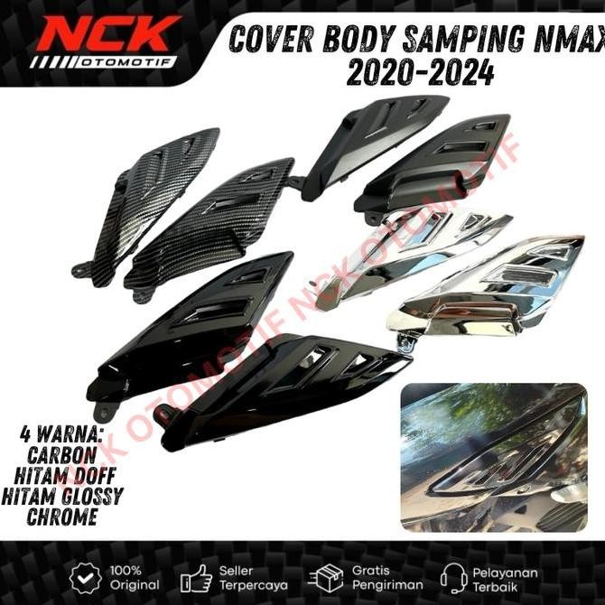 Tutup Cover Samping Sirip Hiu Nmax New 2020-2024  Cover Body Nmax Terbaru