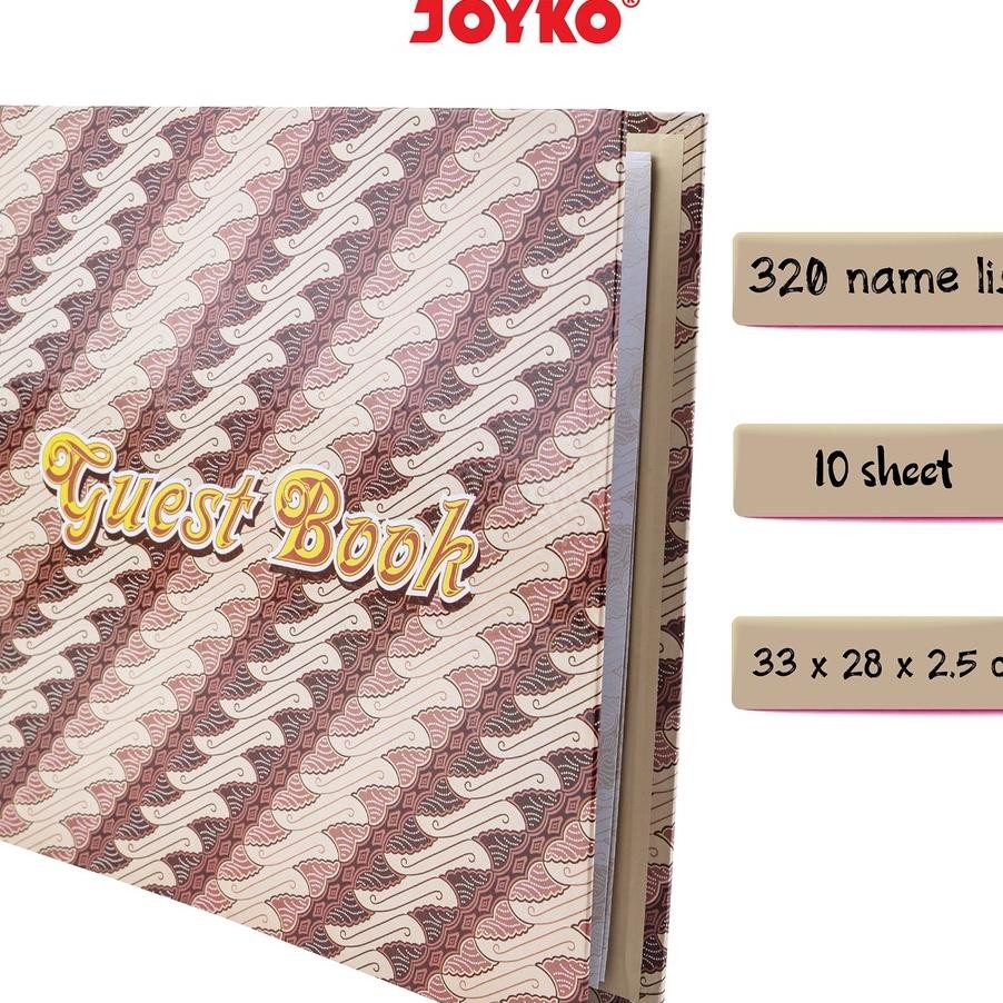 

Guest Book Buku Tamu Daftar Undangan Batik Joyko Gb2833R5