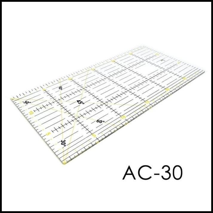 

Freya Quilting Ruler 15X30Cm - Penggaris Jahit Quilting Ac-30
