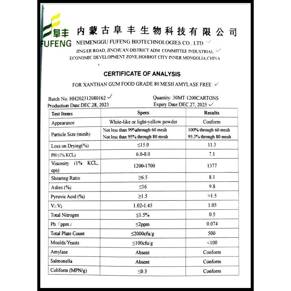 

Terlaris Xanthan Gum (Food Grade) - Pengental - 1Kg Good Quality