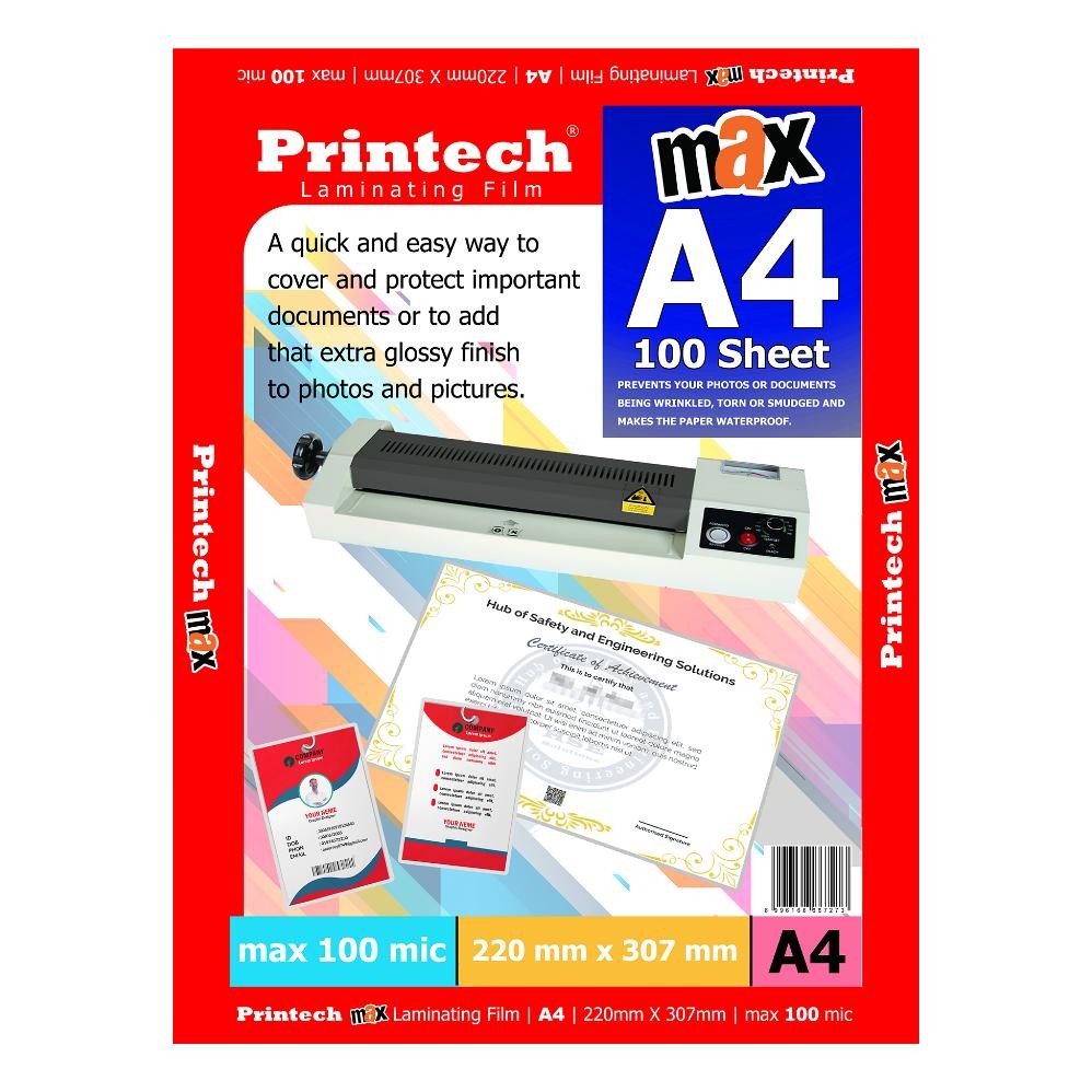 

LINDU PRINTECH MAX Laminating Film Pouch / Plastik Laminating A4 - 06006