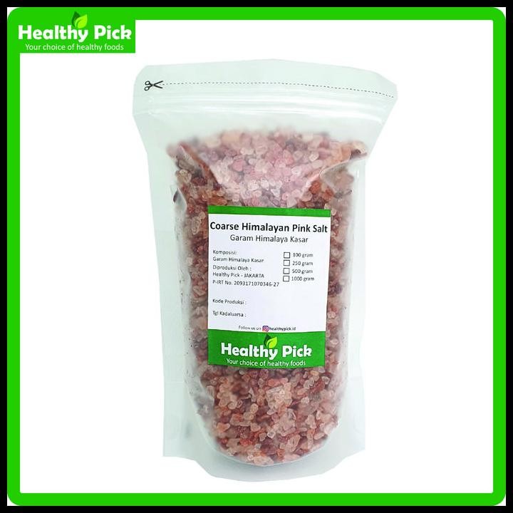 

Terlaris Himalayan Pink Salt Coarse 1 Kg Garam Himalaya Kasar Good Quality