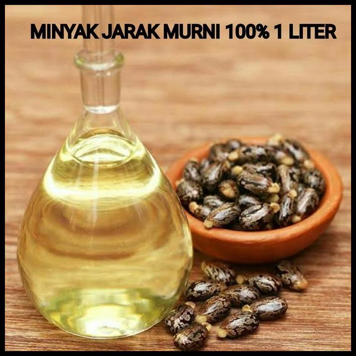 

Terlaris Castor Oil / Minyak Jarak Murni 1 Liter Good Quality