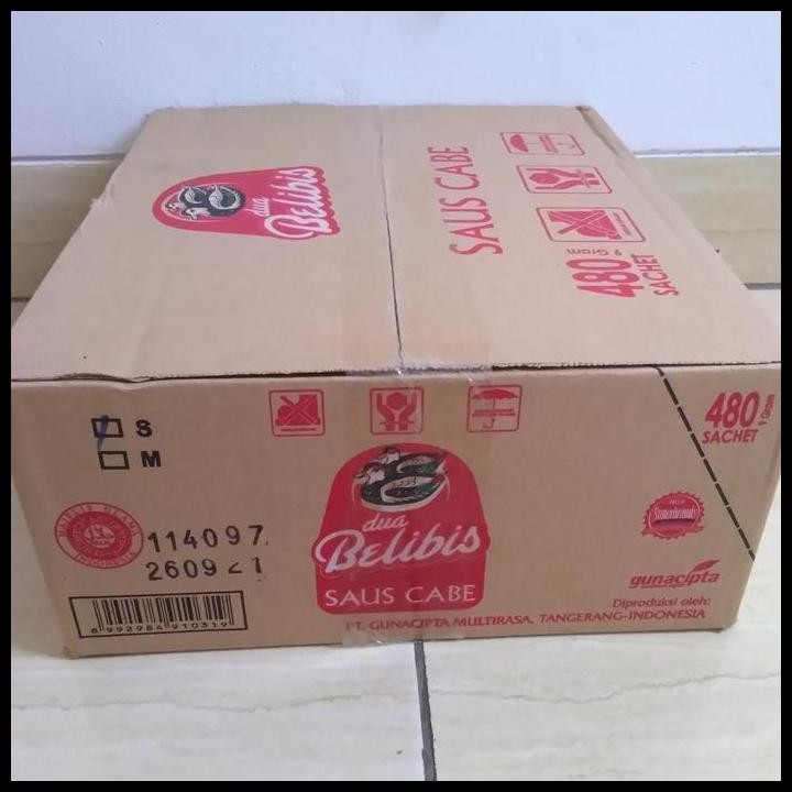 

Terlaris Promo - Sambal Belibis Sachet @ 9Gr Karton Isi 480 Pcs Good Quality