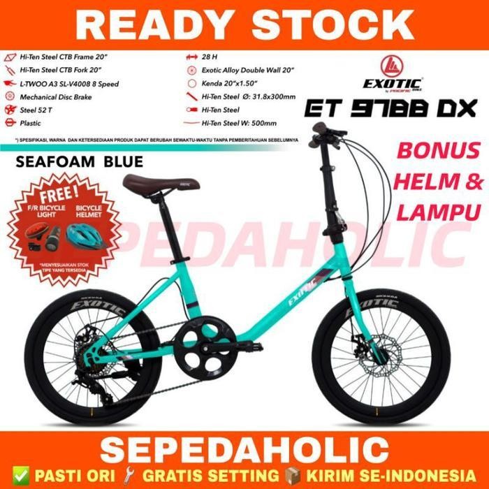 Sepeda Minion Exotic 9788 Dx 20 Inch 8 Speed Rem Cakram Garansi 5 Th Garansi Resmi 5 Tahun Original 