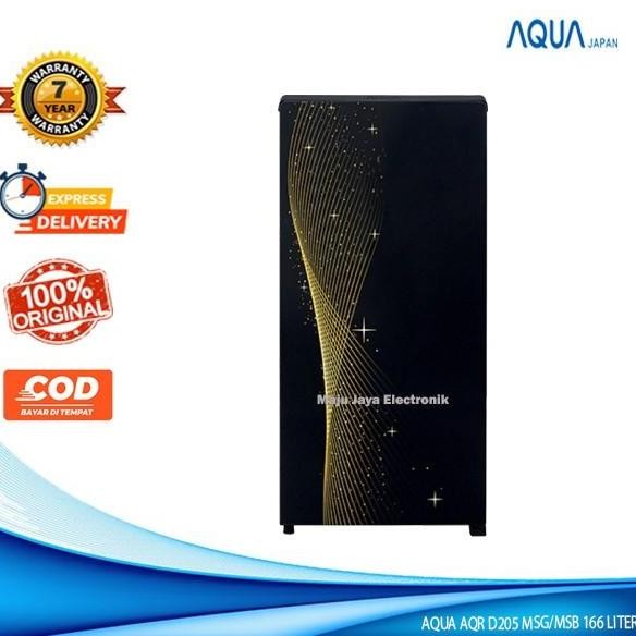 Tersedia Kulkas 1 Pintu Aqua AQR D191 LK/LS FREZER Besar Motif Bunga Anti Gores