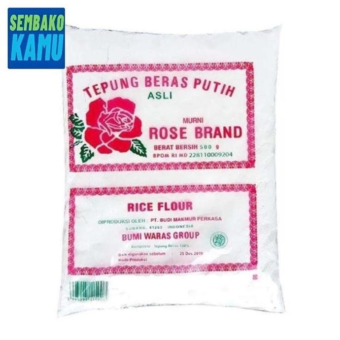 

Promo Tepung Beras Rose Brand 500Gr - 1 Dus Isi 20 Pcs