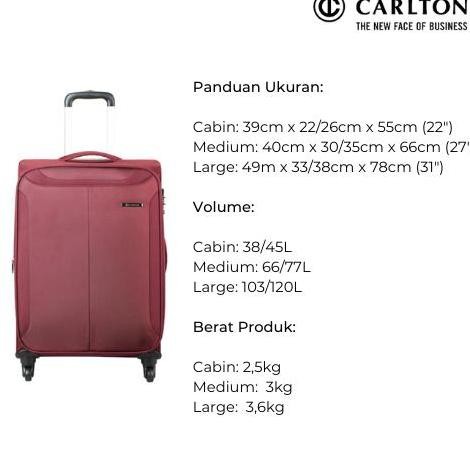Carlton Rover Exp Spinner Koper Softcase