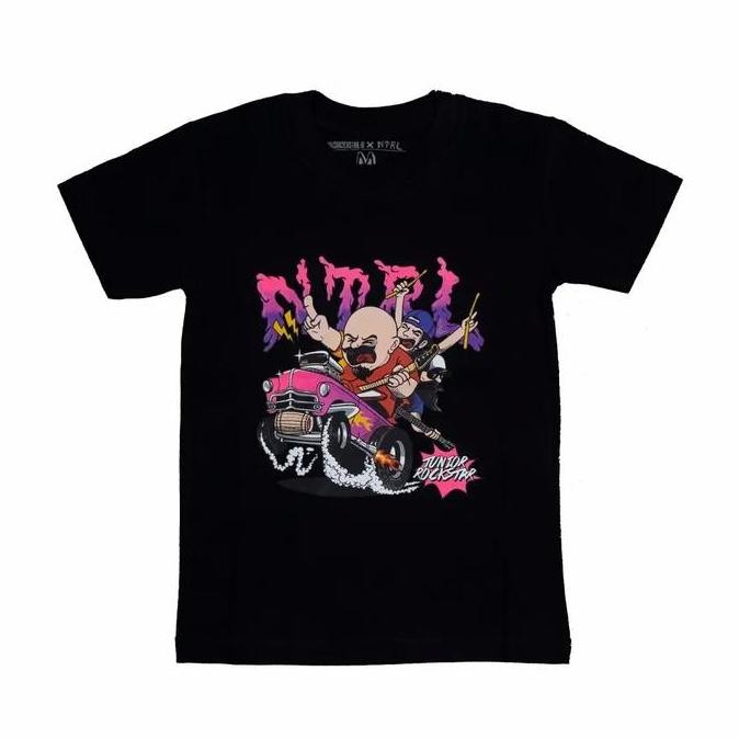 Grosir Official Merchandise Baju Anak Ntrl X Juniorrockstar Black