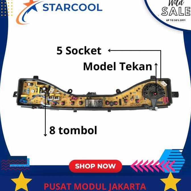 Tersedia modul pcb mesin cuci polytron PAW 75/85 SERI