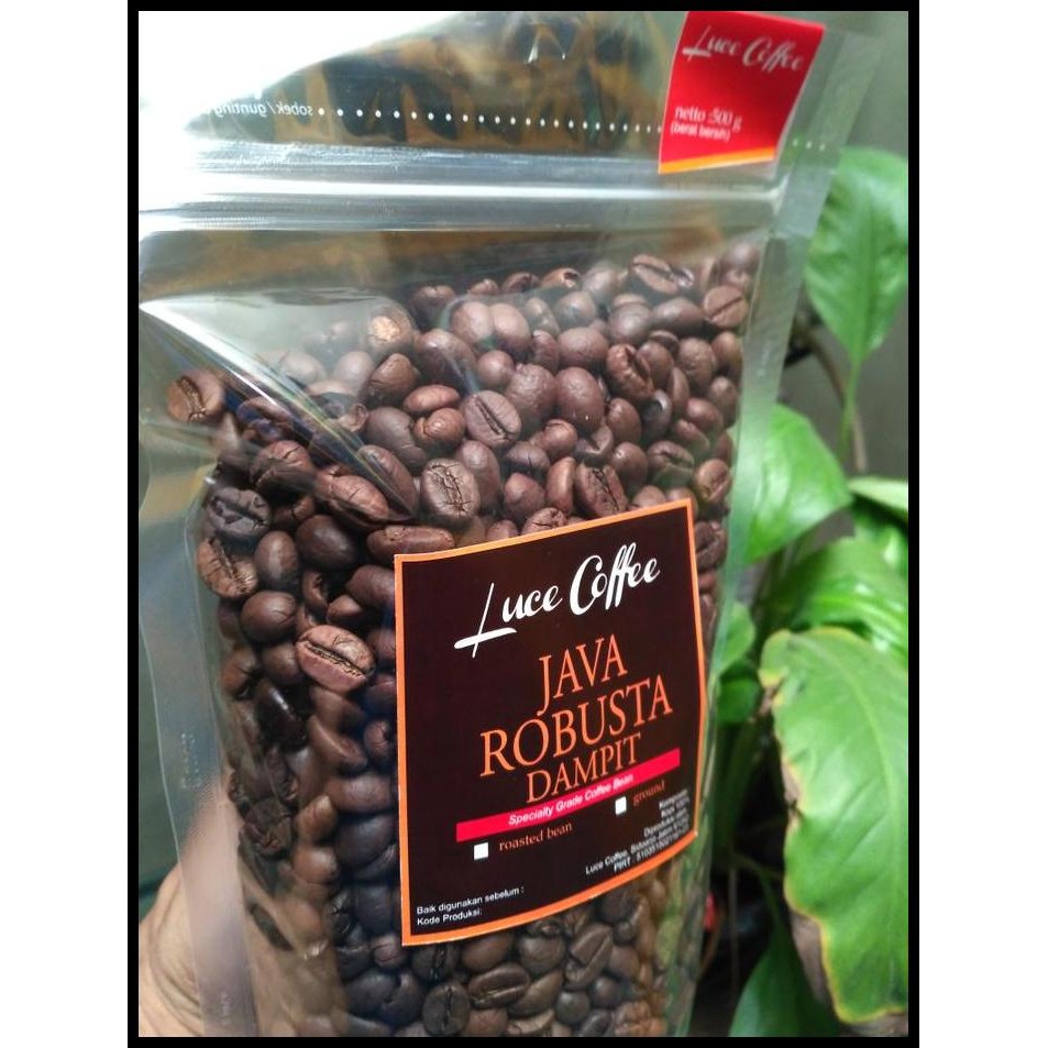 

Terlaris Kopi Java Robusta Dampit 900Gr - Luce Coffee - Biji Atau Bubuk Good Quality