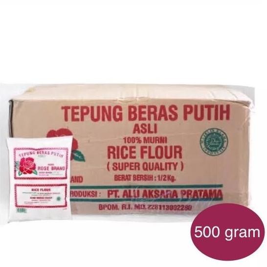 

Terlaris Tepung Beras Putih Rose Brand 500 Gram (1 Karton Isi 20 Bks)