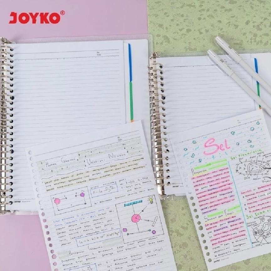 

Terbaru M-4 Rwe-45 Joyko Binder Note Tssm A5/B5 - Buku Binder Loose Leaf Ring Besi Murah Berkualitas Premium Murah