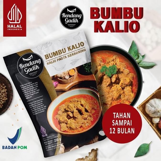

Bumbu Kalio Instan (dalam kemasan) - 250 g L88