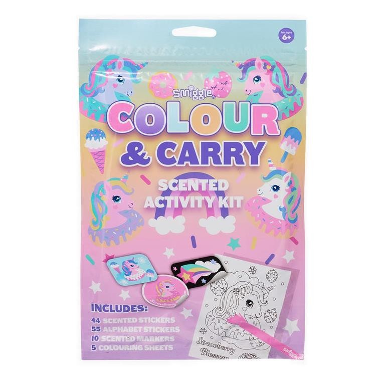 

LINDU Smiggle Mini Colour & Carry Scented Activity Kit - IGL477795UNC
