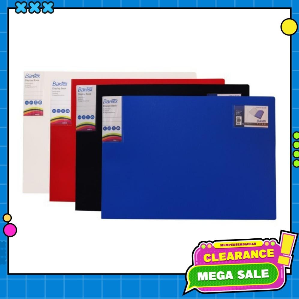 

LINDU Bantex Display Book A3 Landscape Clear Holder 40 Pockets - 3364