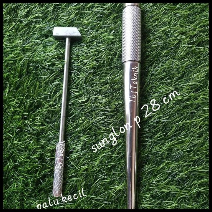 Sunglon Besi+Palu Kecil Alat Ukur Cincin Original Best Seller