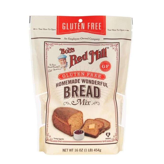 

Terlaris Bob'S Red Mill Gluten Free Homemade Wonderful Bread Mix 454Gr Bahan Bubuk Tepung Gandum