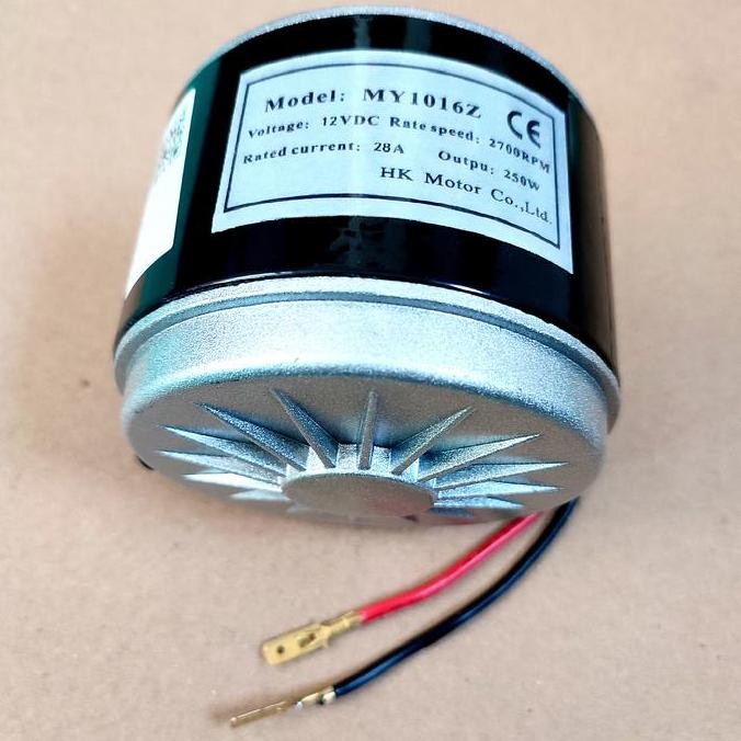 Terlaris Dinamo 12V 250W Dc Motor Brushed My1016Z 12Volt Mesin Skuter Elektrik Ready Stok