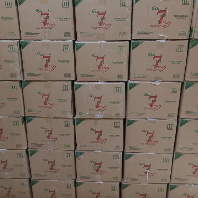 

Promo Sagu Tani Tjap 7 Daun 1 Dus / 12 Kg / 24 Pack @500Gr / Tepung Tapioka