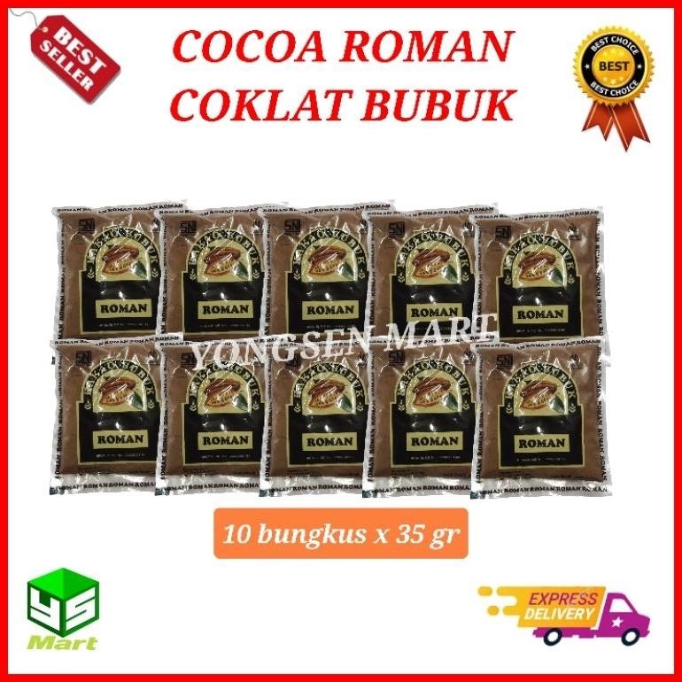 

( 1 pak ) Cocoa powder coklat bubuk roman 35gr / Kakao bubuk Roman