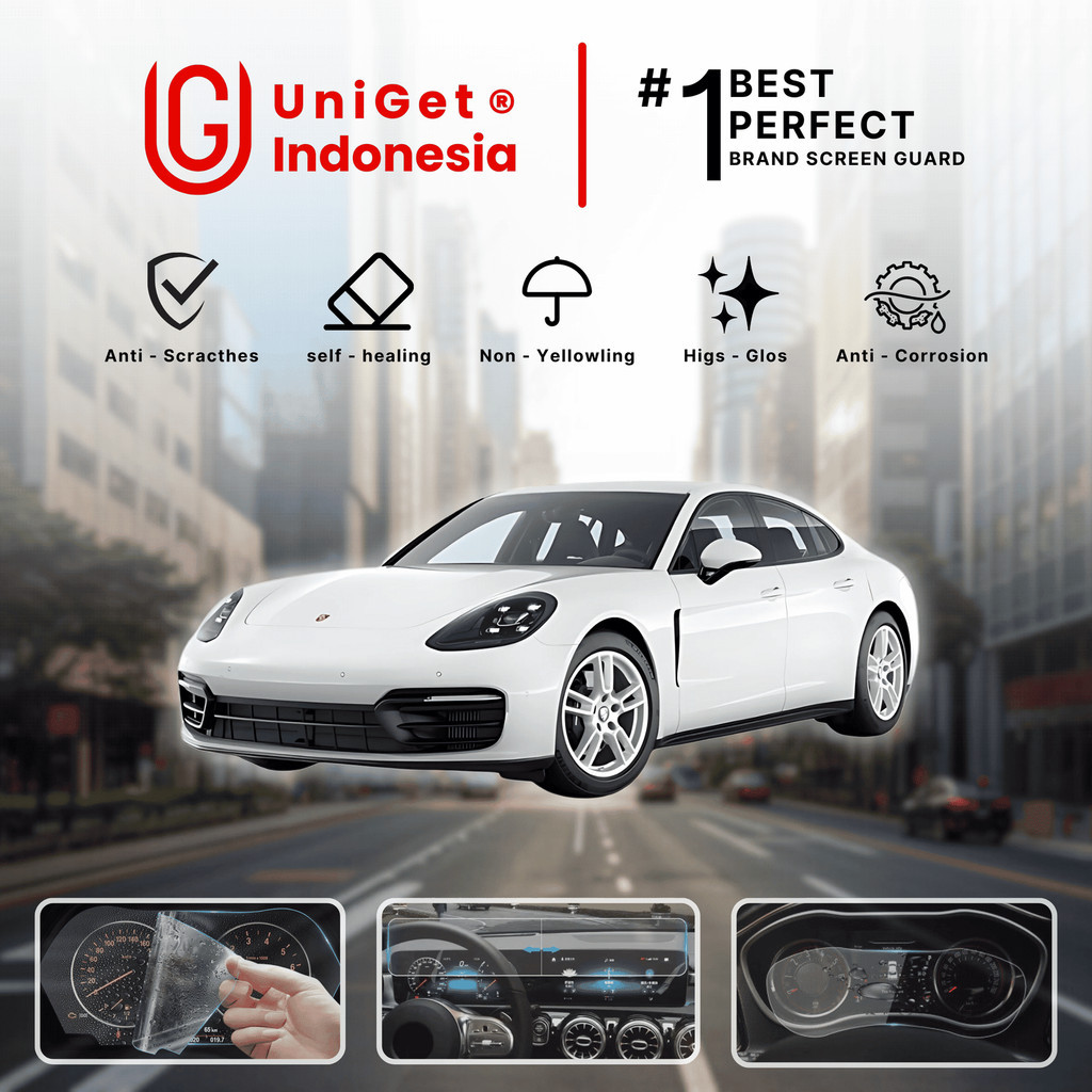 UniGet EPU BIO GENESIS Hydrogel for Porsche S-Class / Screen Guard (Nanotech+ 100% Recycle) Premium 
