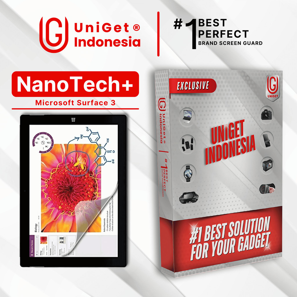 UniGet EPU BIO GENESIS Hydrogel for Microsoft Surface 3 / Screen Guard (Nanotech+ 100% Recycle) Prem